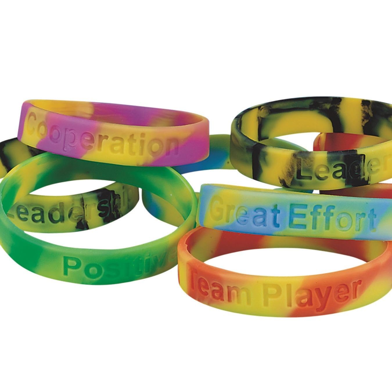 Bracelets en silicone durables et lavables pour récompenser le civisme à l'école