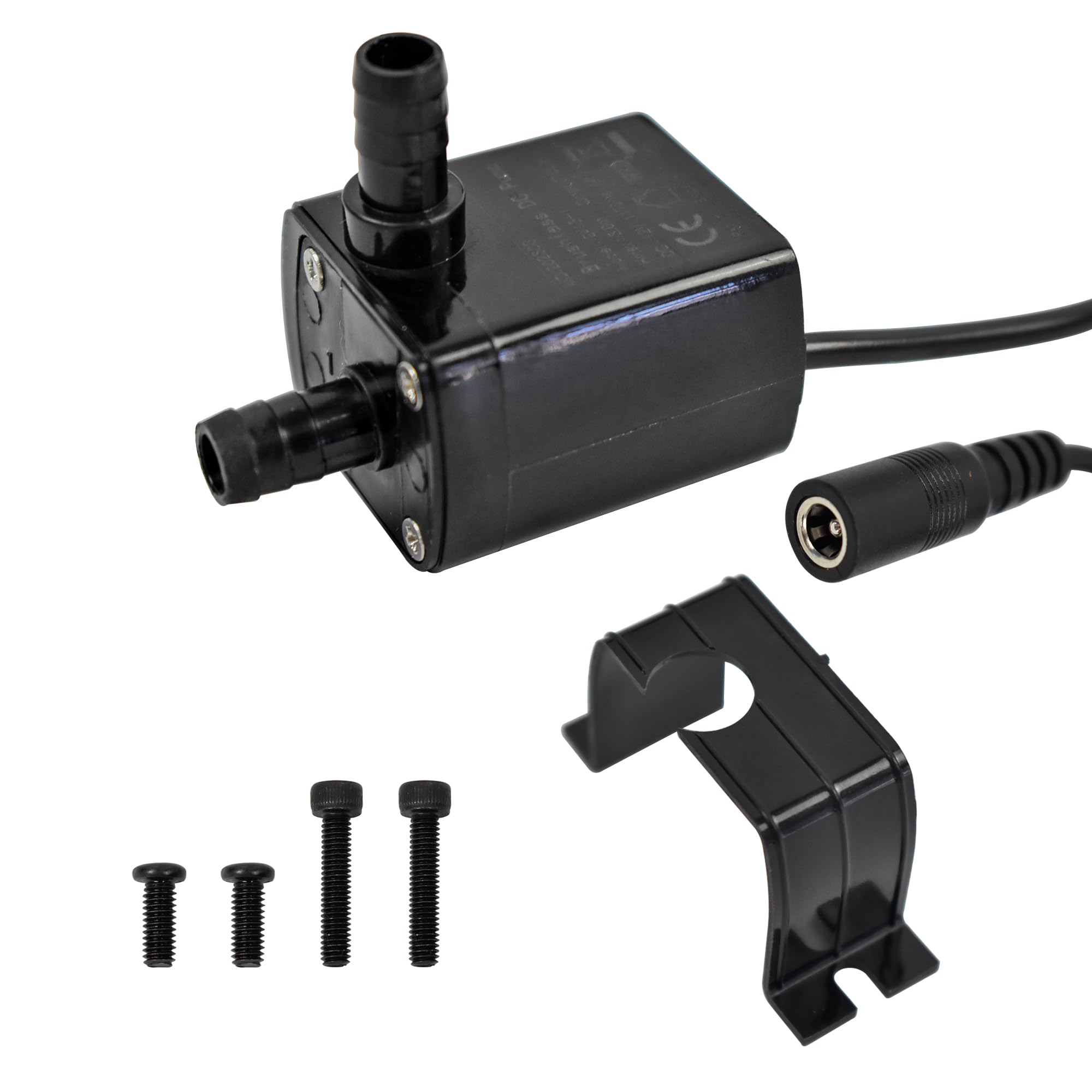CONQUERALL 12V DC Solar Fountain Pump 63GPH 9.8ft 4.8W for Small Garden Pond Landscape