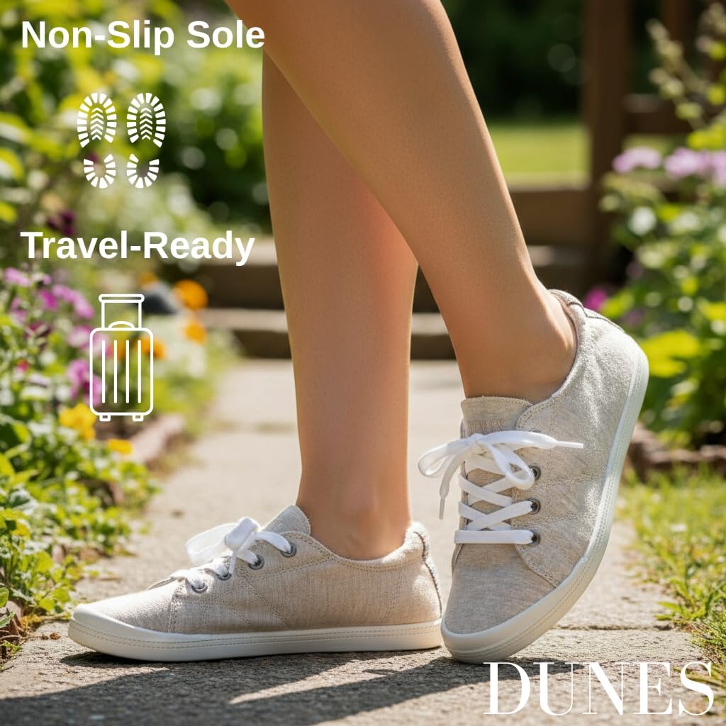 Dunes Sport Women's Reesa Canvas Sneaker - Image 6