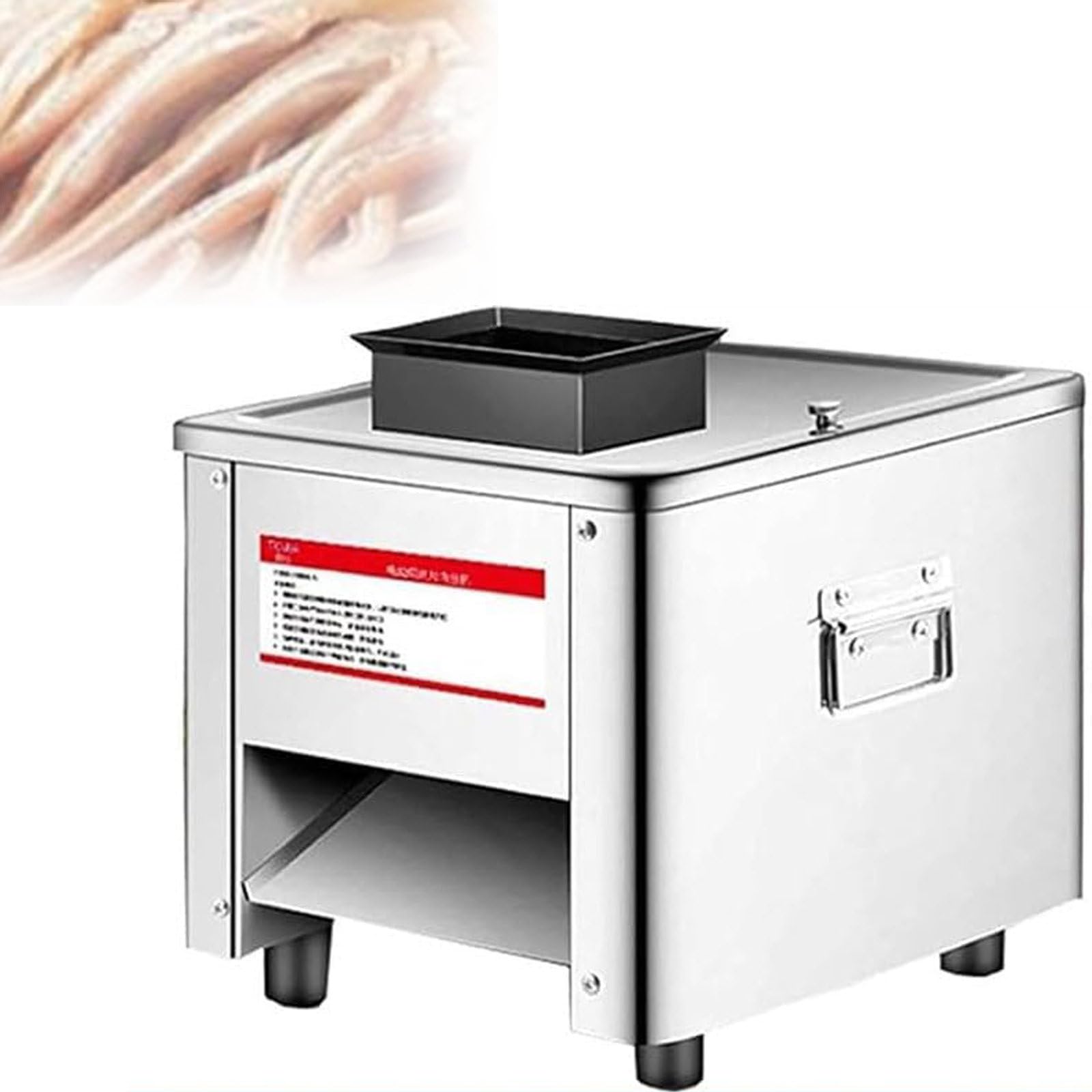 XueFulxion 850W Meat Cutter Machine,Electric Meat Slicer Shredded Machine,Slicer Cutter/Shredder Machine Dicer Cutter,Commercial Electric Chicken Fish Beef Meat Vegetable Slicer 7.0mm