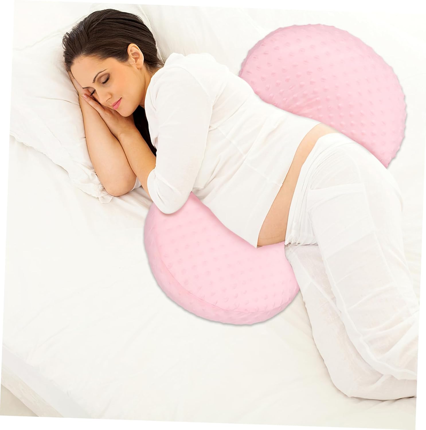 Breathable Maternity Pillow Pregnancy Waist Support Side Sleeping Pillow Cooling Maternity Supply