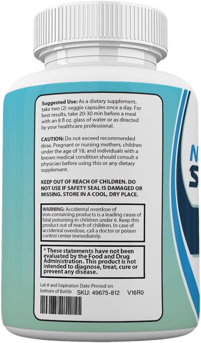 Neuro Surge Brain and Memory Support Supplement, Neuro Surge Pills Premium Formula, 60 Capsules
