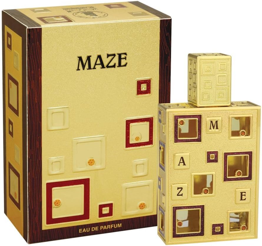 Al Haramain Maze Eau de Parfum 50ml | Luxury Arabian Unisex Perfume | Amber, Musk & Floral Fruity Fragrance | Long-Lasting Elegant Scent for Women & Men | Premium Gift