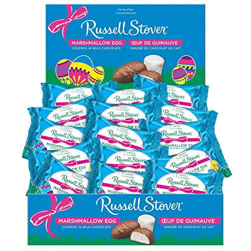 Russell Stover Milk Chocolate, Marshmallow Egg, 1 oz, 36Count