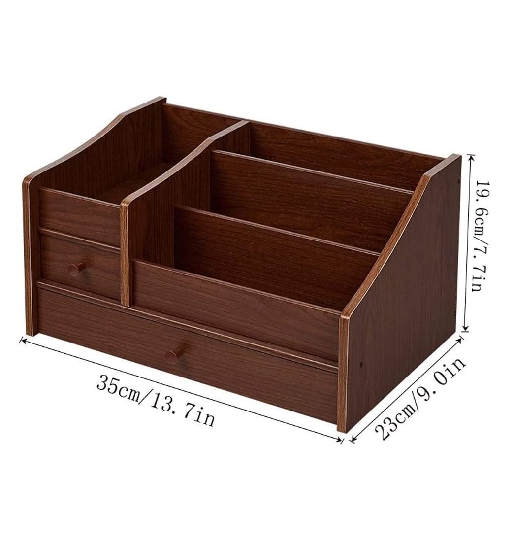 Organizer na Kosmetyki Wielofunkcyjne Pudełko Do Przechowywania Kosmetyków Szuflada W Stylu Dresser Rack Organizer Na Przybory Do Makijażu Organizer do Makijażu Sypialni(Bruin)
