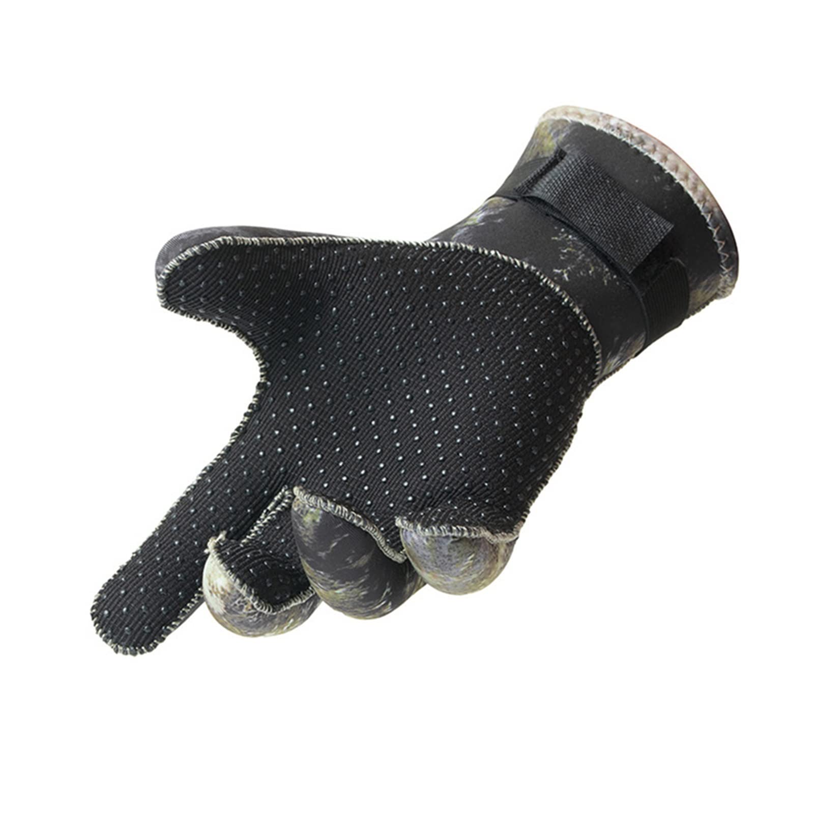 Guanti Da Immersione Guanti da immersione in neoprene da 3 mm Guanti da caccia subacquea Guanti mimetici da pesca antiscivolo Guanti da immersione caldi resistenti alla pugnalata Ampia Gamma Di Applic