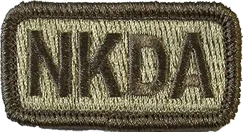 NKDA Tactical Patch 2"x1" - No Known Drug Allergy