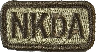 NKDA Tactical Patch 2"x1" - No Known Drug Allergy