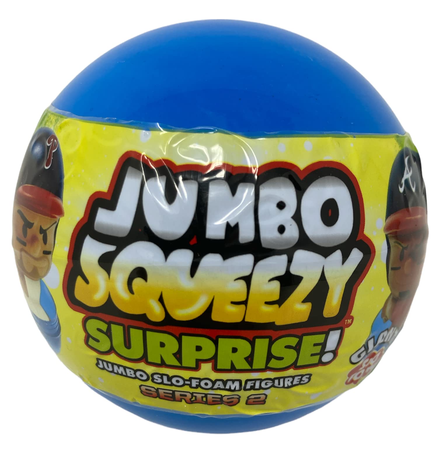 Buy Party Animal Jumbo Squeezy Surprise! One (1) Giant Capsule SqueezyMates MLB Series 2 Figure