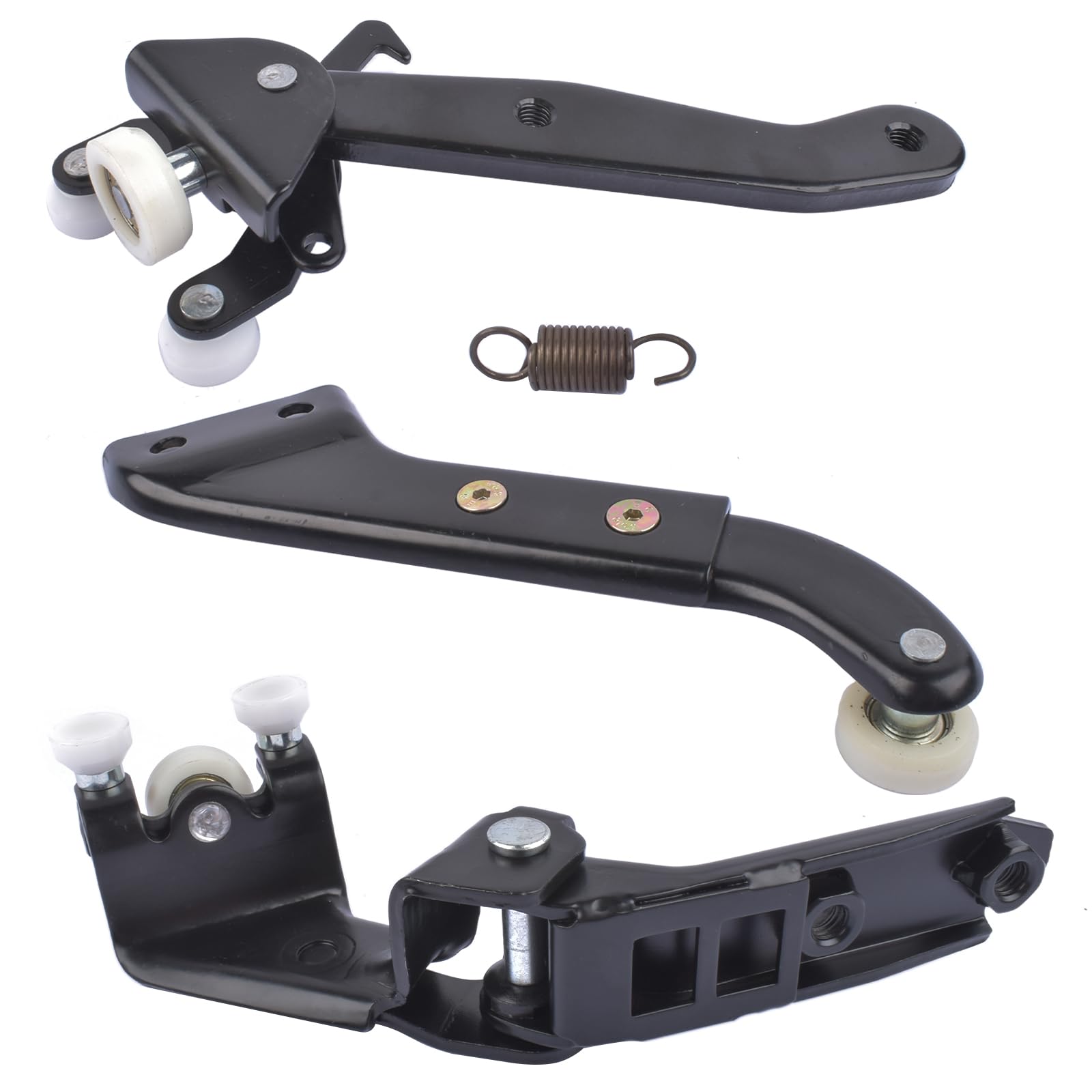 Jeu de Guides à Rouleaux pour Porte Coulissante Droite Compatible avec Mul-tivan V Trans-porter V T5 7H0843436D 7H0843436H