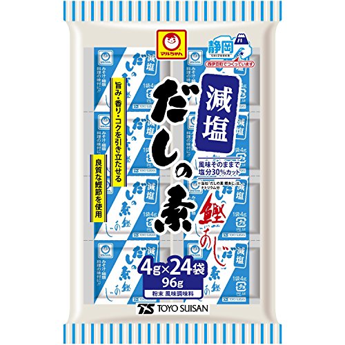マルちゃん だしの素鰹あじ 減塩(4g×24P) 96g