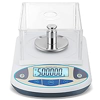 Vista 1 de BAOSHISHAN Balanza electrónica analítica del laboratorio de la balanza de laboratorio de la precisión 1mg de la balanza electrónica de 17.64 oz/0.00