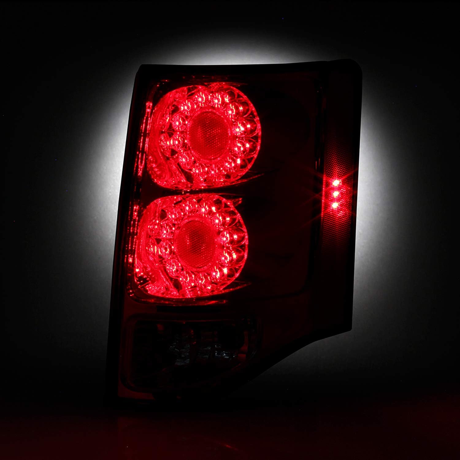 AKKON - Fits 2011-2020 Dodge Grand Caravan Premium LED Chrome Red Clear Tail Brake Lights w/Turn Signal Passenger Right Side