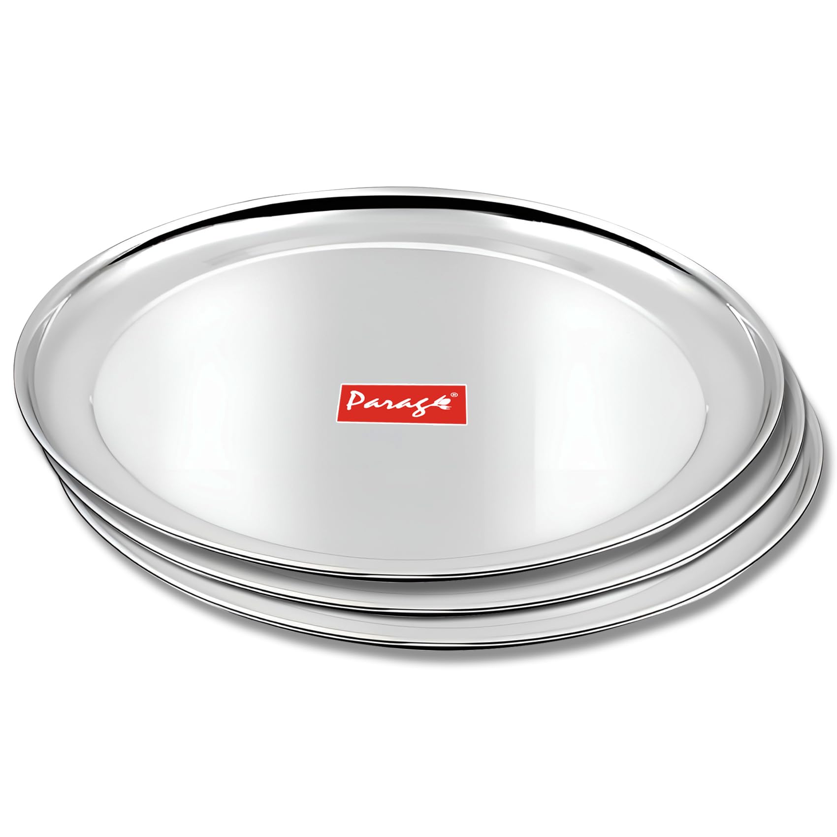 Parage Stainless Steel Plates - Set of 3 -8