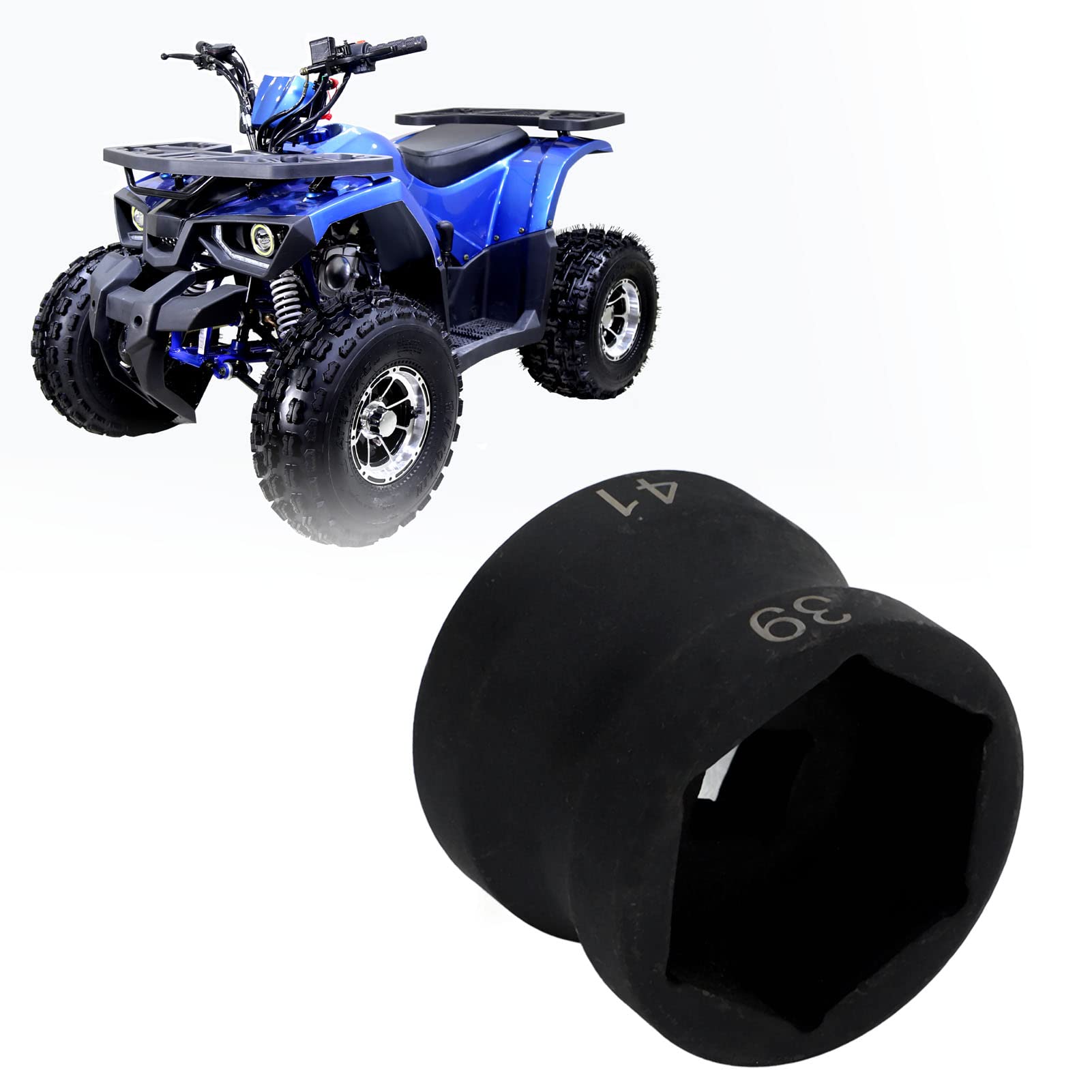 Sumsoctober GY6 Doppelkopf-Stecknuss 39-41mm - Kupplungsentfernungswerkzeug Für Motorräder