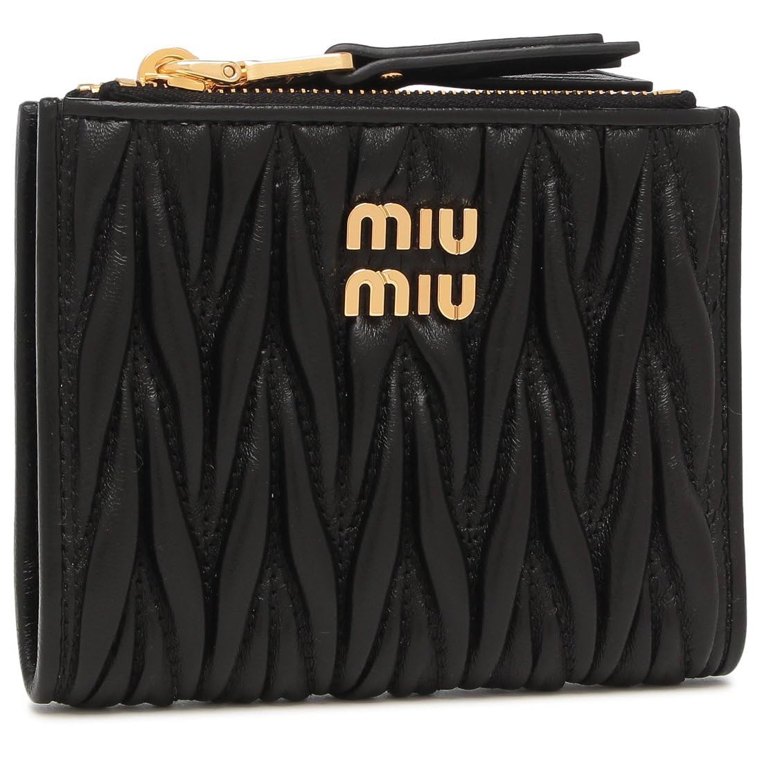 miu miu ブラック マテラッセ二つ折り財布 楽天市場】miu miu ミュウミュウ サイフ・小物 二つ折財布 マテラッセ