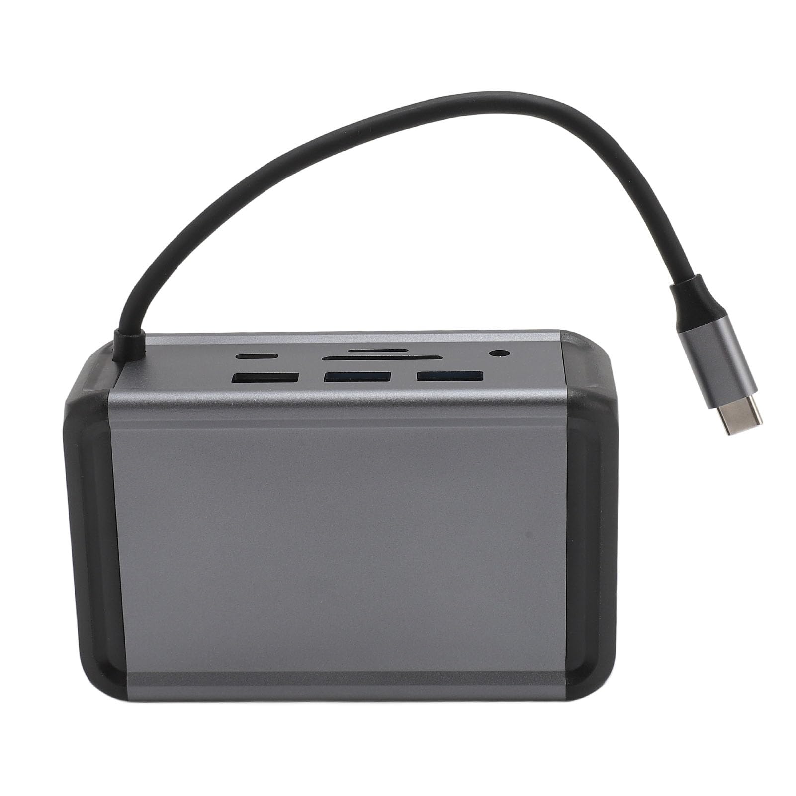 Hub USB C 12 in 1 Docking station in lega di alluminio, hub di tipo C con porte VGA PD RJ45 USB 3.0, docking station desktop verticale per computer portatile, display Ultra HD 4K