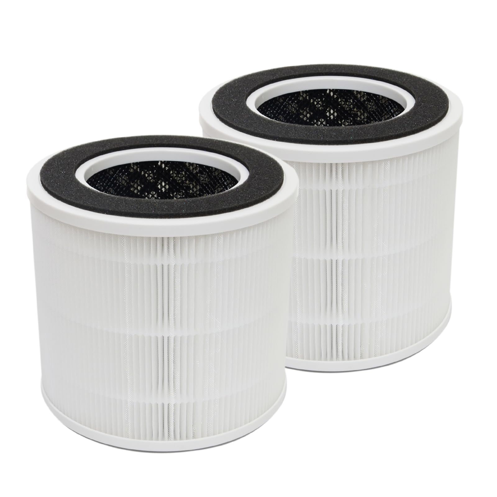 PUREBURG CA01FT-1 Replacement Filters Compatible with DH Lifelabs Sciaire Mini + HEPA Air Purifiers, 2-Pack H13 3-Stage Filtration