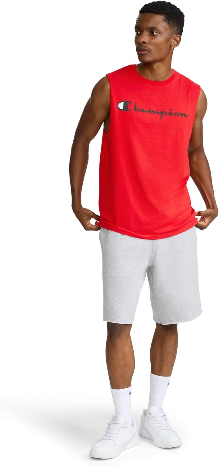 Champion Men's Muscle Tank, Classic Graphic Muscle Tee, Sleeveless T-shirt for Men (Reg. Or Big & Tall) - Image 5