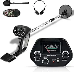 Detector de Metal, Metal Detectors com Função de Detecção Poderosa, Detector de Ouro Profissional com Design Ergonômico e Comprimento Ajustável