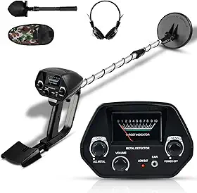 Detector de Metal, Metal Detectors com Função de Detecção Poderosa, Detector de Ouro Profissional com Design Ergonômico e Comprimento Ajustável