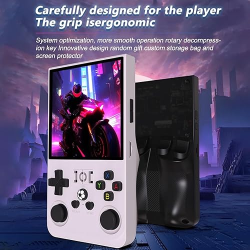 Miniatura 6 de R36MAX - Consola de juegos retro de mano, preinstalada más de 18,000 juegos, tarjeta TF de 64 G y emulador de 30 emuladores de pantalla IPS de 4.0