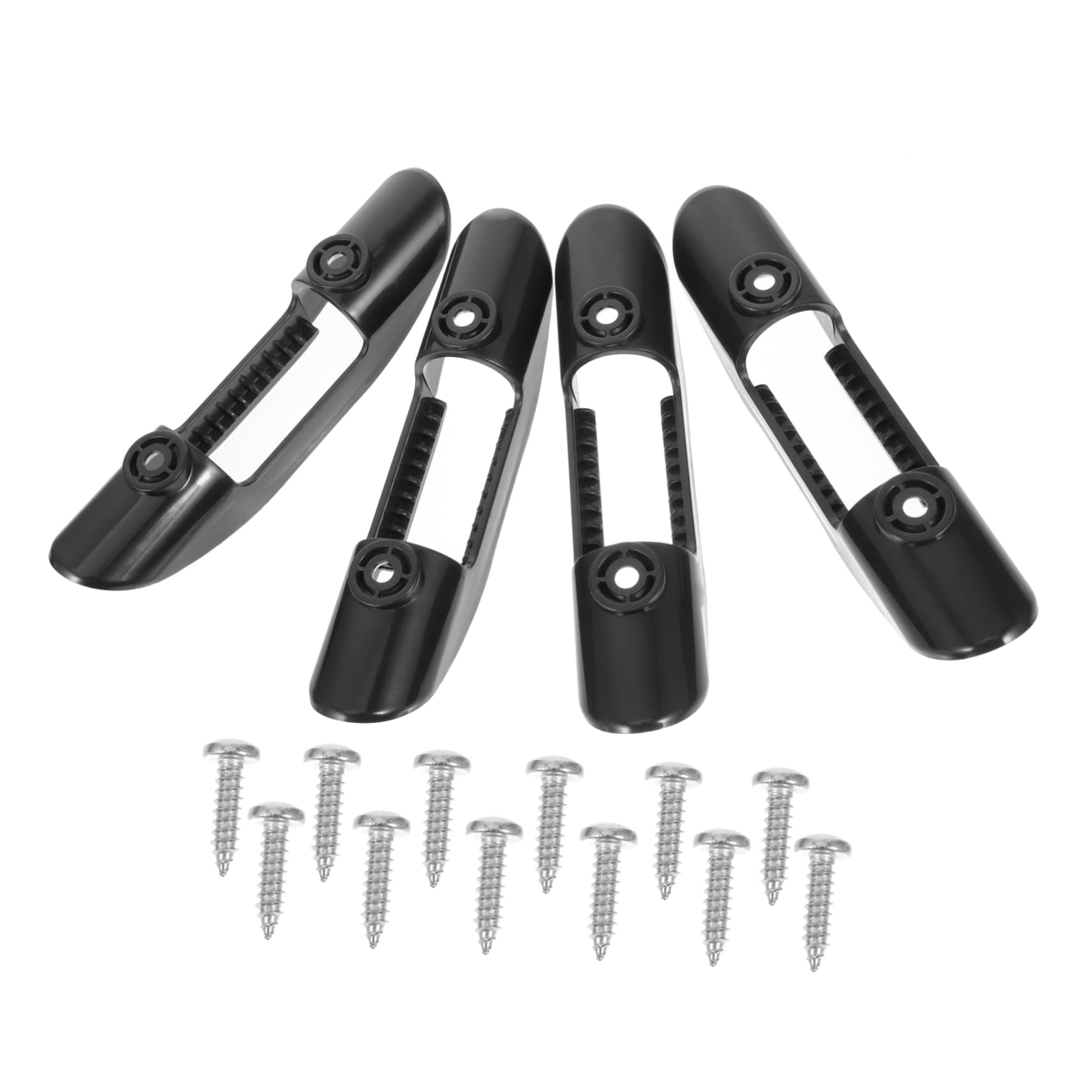 Happyyami Paddelschnalle Kajak Stecker Stange Kajak Paddelhalter Clip Bausatz handhaben Haken Kanu Paddelhalter Paddelklemme Fester Paddelhalter Stabiler Paddelclip Plastik Black