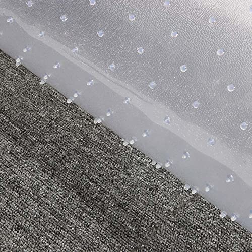 Office Chair Mat Desk Mat For Carpet Floor, Computer Chair Mat, Heavy Duty Carpet Floor Protector (Carpet Floor_Plastic Rectangular) 35.4''X47.2'' #TOP3