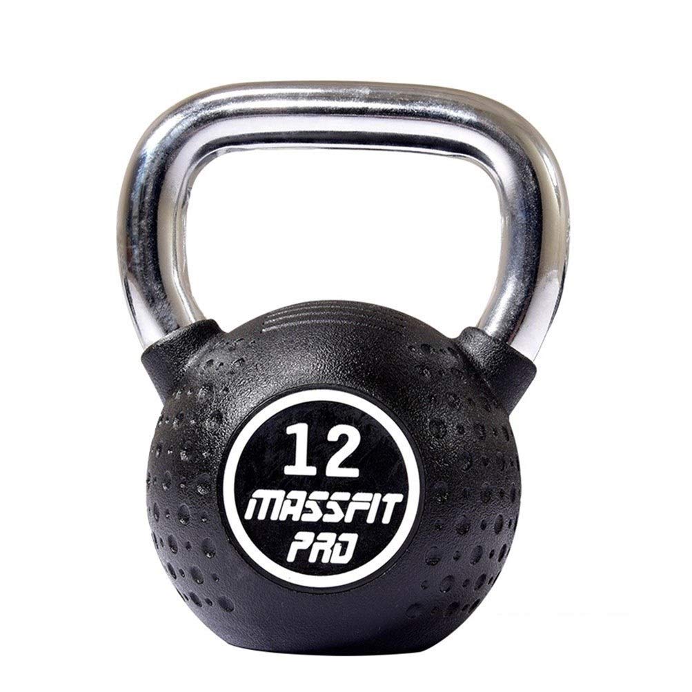 Kettlebell AGYH Fitness Nero, Realizzato in Ghisa, Attrezzatura Professionale per L'allenamento della Forza, Stesse Dimensioni ， 6 kg / 8 kg / 10 kg / 12 kg / 20 kg / 24 kg