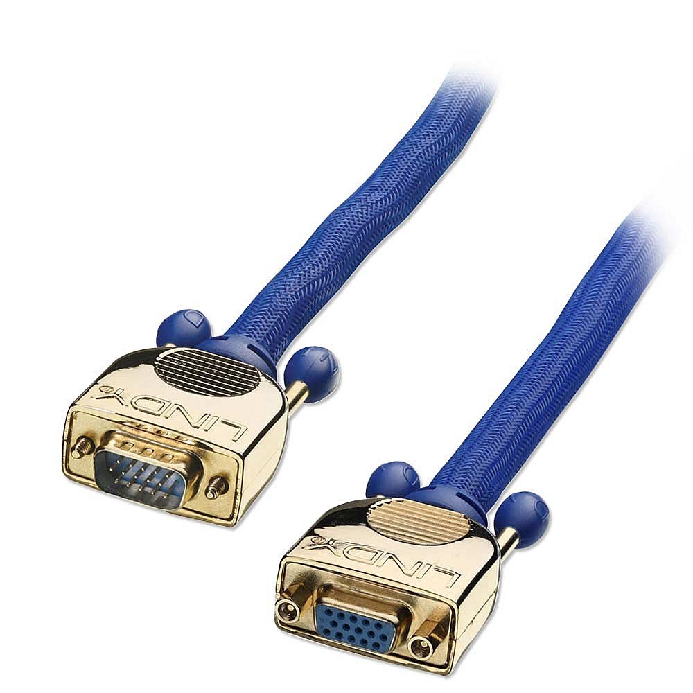Lindy 3m VGA Extension Cable cavo VGA VGA (D-Sub) Blu