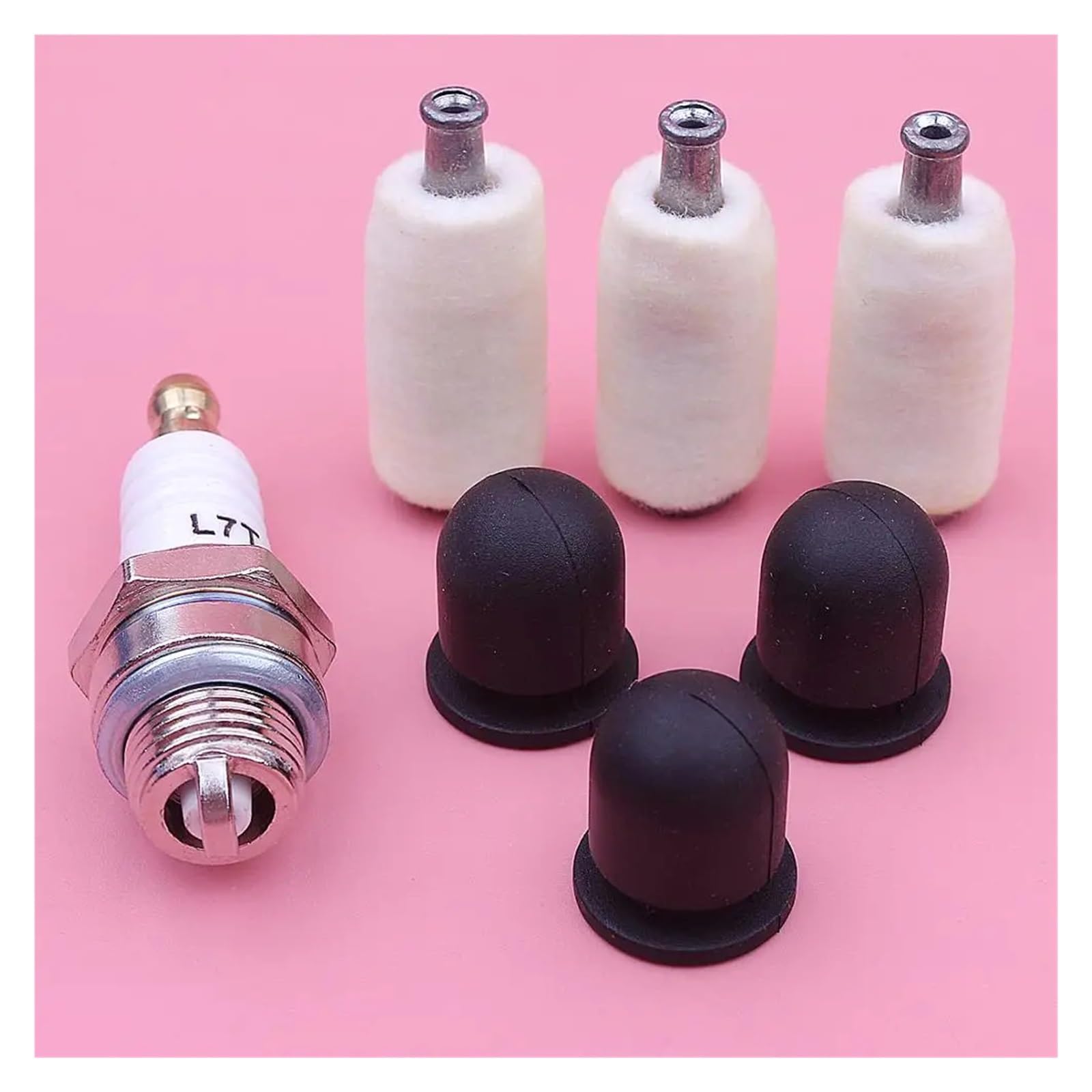 Kit de Repuesto de carburador con Filtro de Combustible y cebador for TD18, TD24, TG33 (49043-2065) con bujía