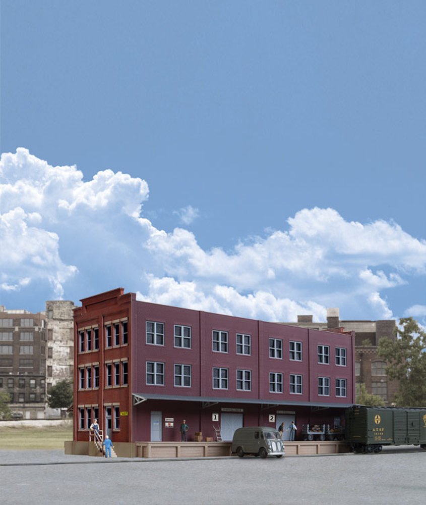 Walthers Cornerstone Trackside Post Office Kit, HO Scale