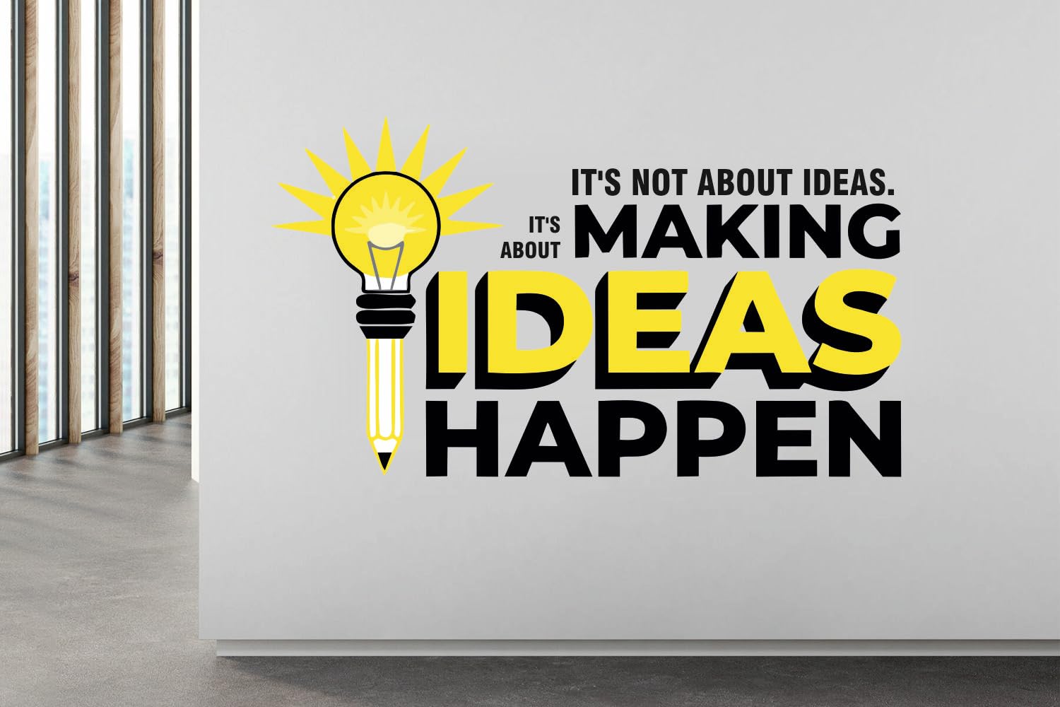 Creative Teamwork Wall Sticker - Motivational Quotes -3