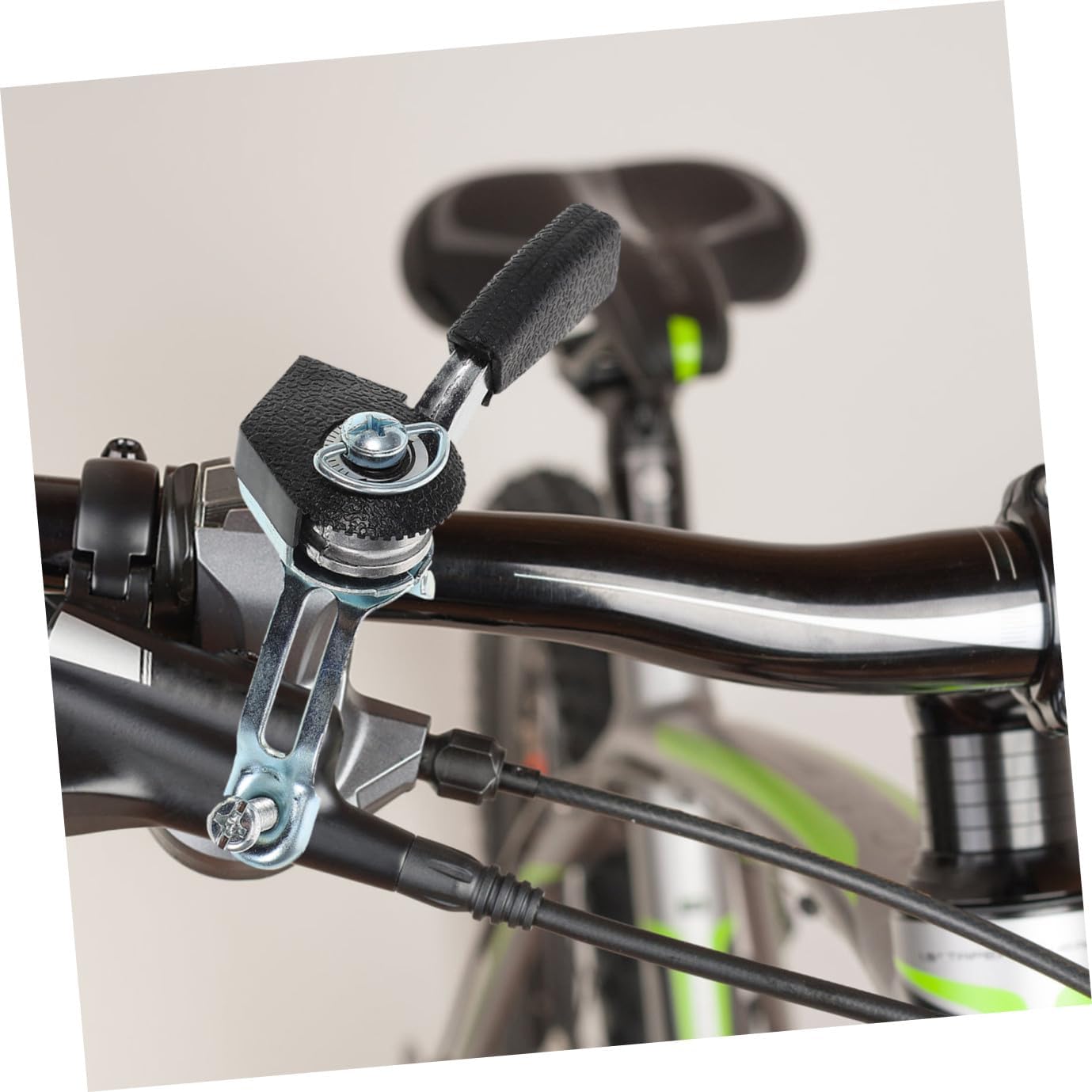 KOMBIUDA Aluminum Bike Shifting Handlebar Kit Ergonomic Thumb Gear Control for Enhanced Speed Durable Design for Mountain and Road Bicycles Comfortable Operation and Precise Shifting