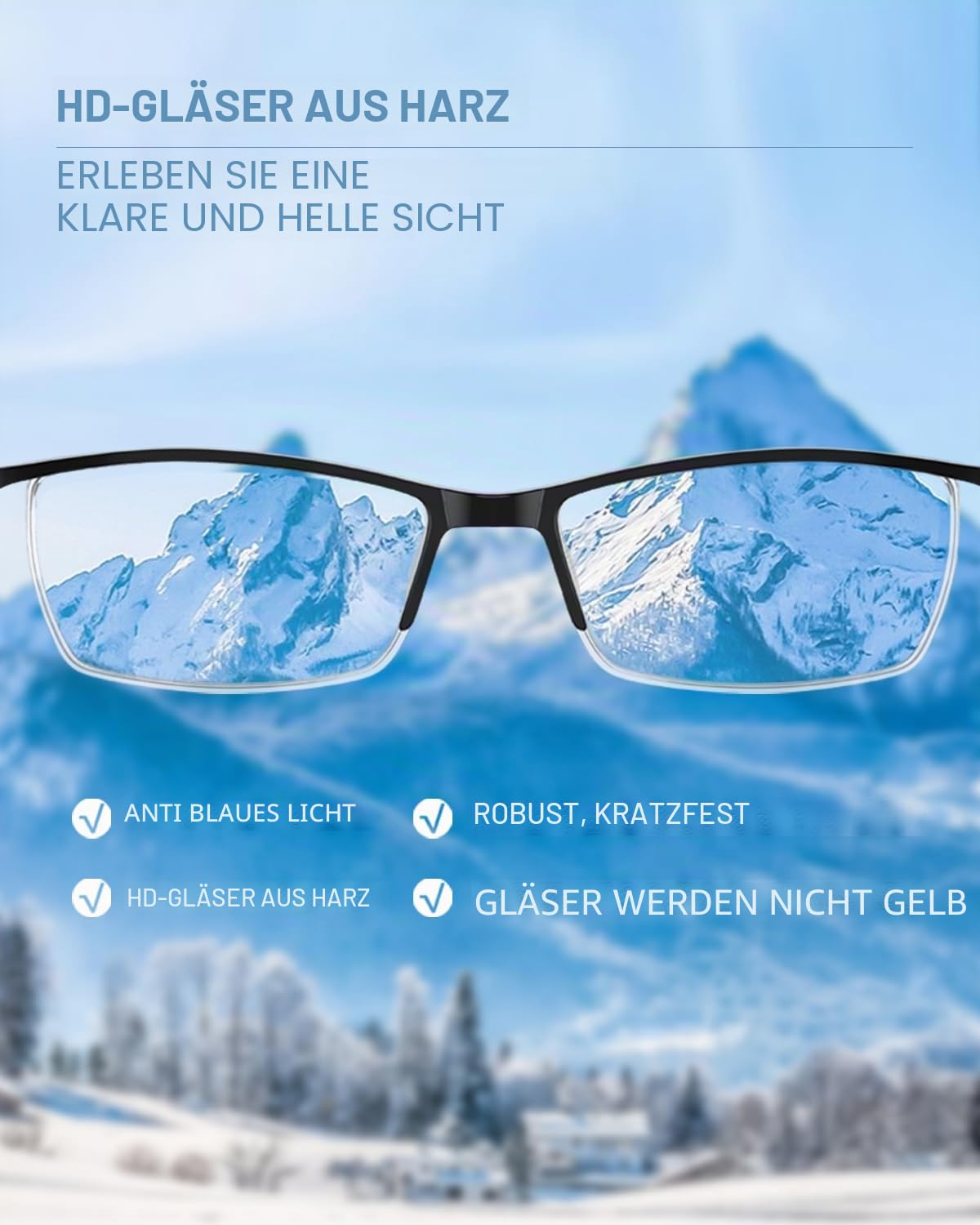 TERAISE Lesebrille für Herren und Damen - Anti-Blaulicht, Leicht, Modisch und Komfortabel - Robuste Computer-Lesehilfe mit Blaulichtfilter und Federscharnier