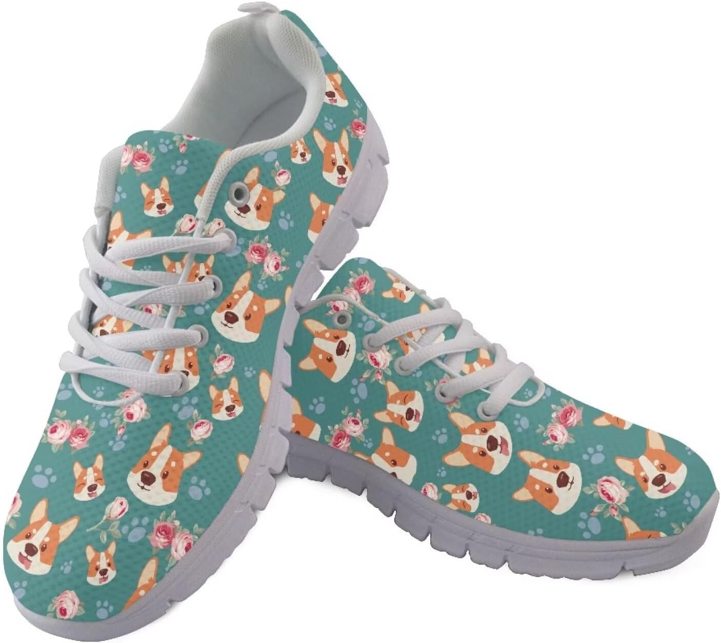 Casual Lace Up Sneakers for Women Sport Athletic Tennis Breathable Running Shoes