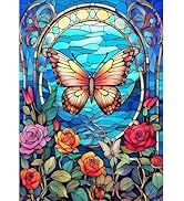 Lxmsja 5D Diamond Painting Anhänger Drache - Beidseitig Fensterbild Bastelset Mit Zubehör