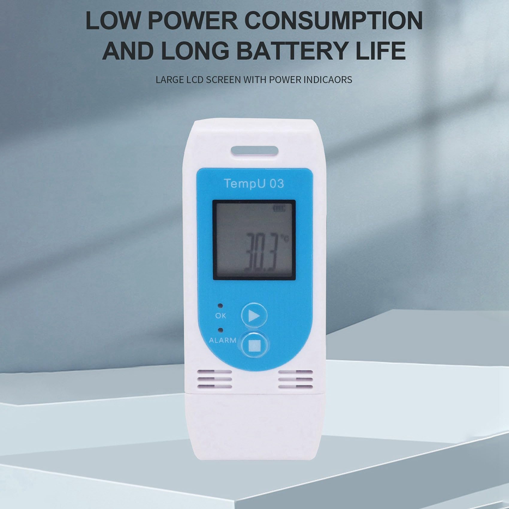 TempU 03 USB Temperatura Humedad Data Logger Reutilizable TEMP Datalogger Registrador Medidor de Registro de Humedad 5X