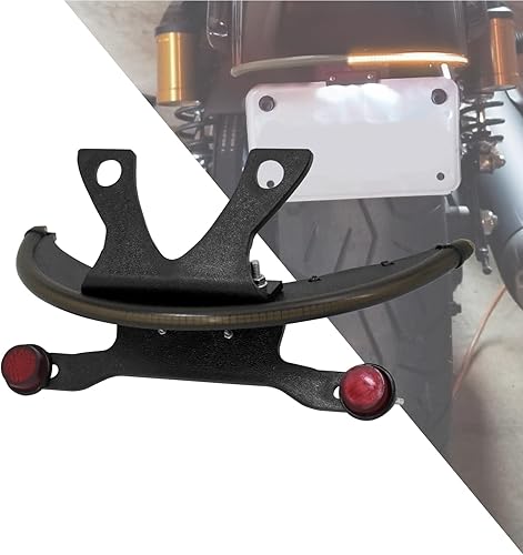 HDBUBALUS Soporte de luz trasera de lente ahumada ámbar LED Fender para Victory Vegas 2003-2017