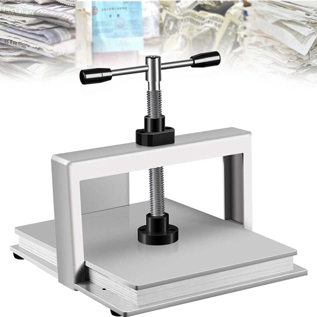 A3/a4 acciaio note fattura appiattimento macchina, macchina manuale della stampa di carta, note raccoglitore del libro di fatture, per file finanziario, ordine espresso, valuta, A3