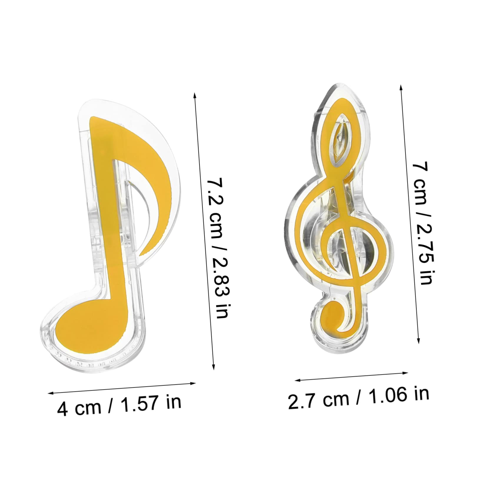 SHOWERORO 40stücke Teiliges Musikbuch-clip Praktische Notenklammern Für Musiknoten Leichtes Und Zubehör Für Notenblätter Und Bücher Effektive Seitenhalterung Verschiedene Designs