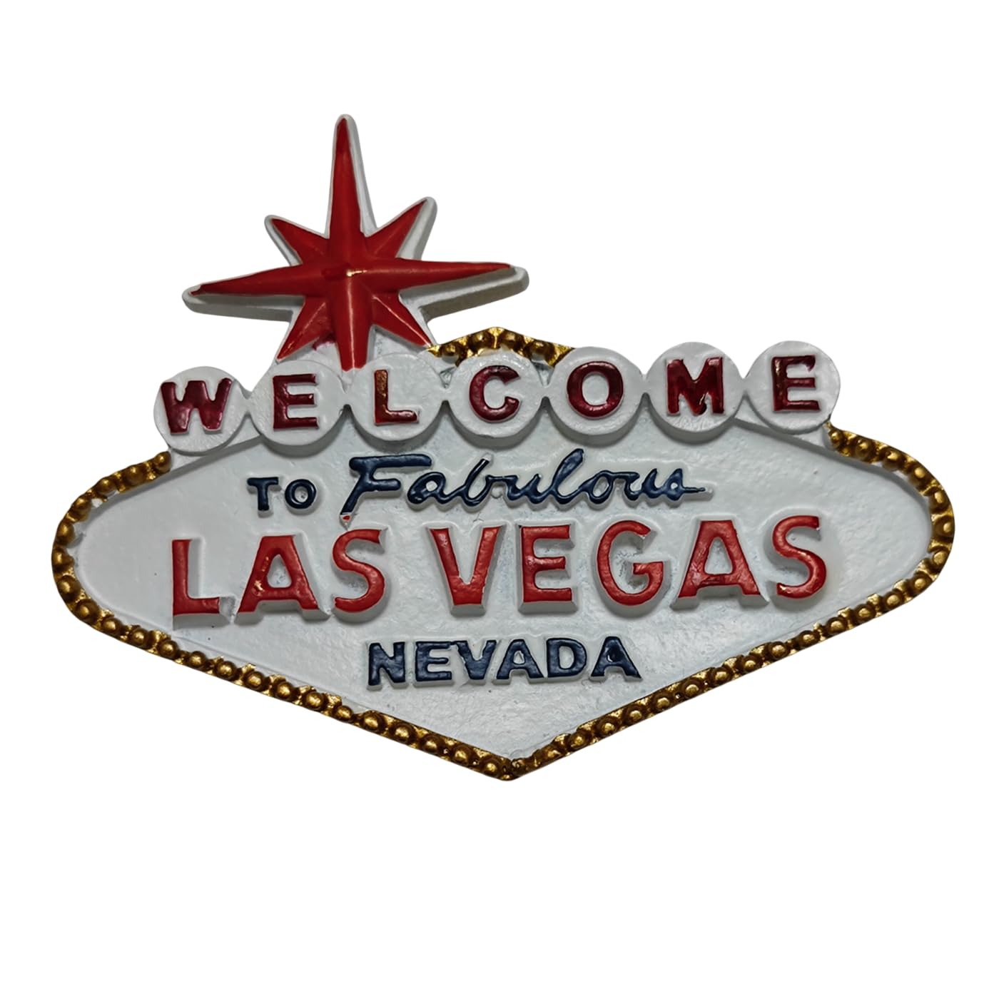 Calamita Frigorifero USA Las Vegas America Insegna Welcome Fabulous L342 | Calamita Frigorifero USA Las Vegas America Insegna Welcome to Fabulous Las Vegas Nevada Magnete 3D Souvenir Collezione L342