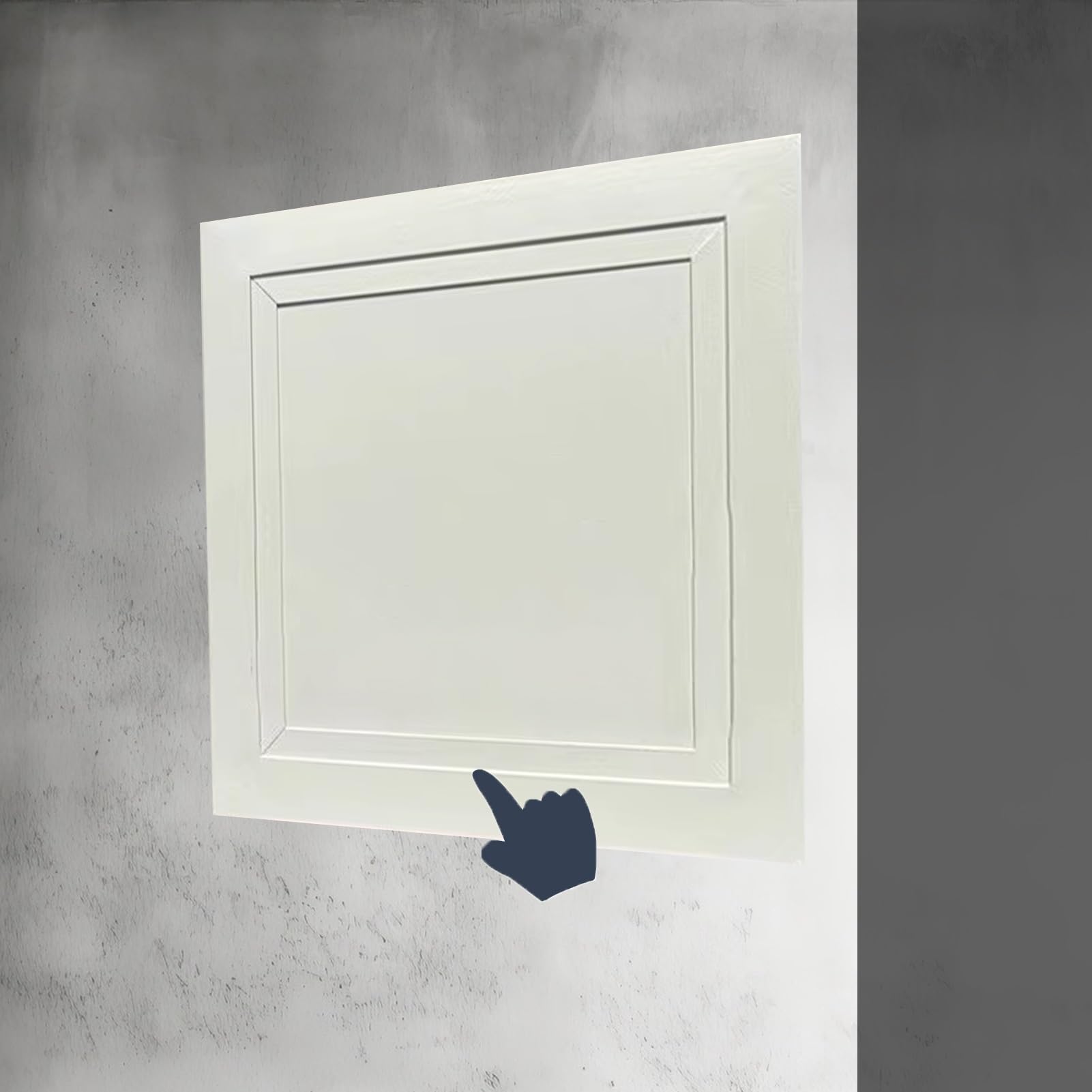 Qhknuyoax Warm White Inspection Hatch Revision Door, Aluminum Push Button Access Panel For Drywall Multicolor Multiple Sizes(,15X15cm/6X6in)