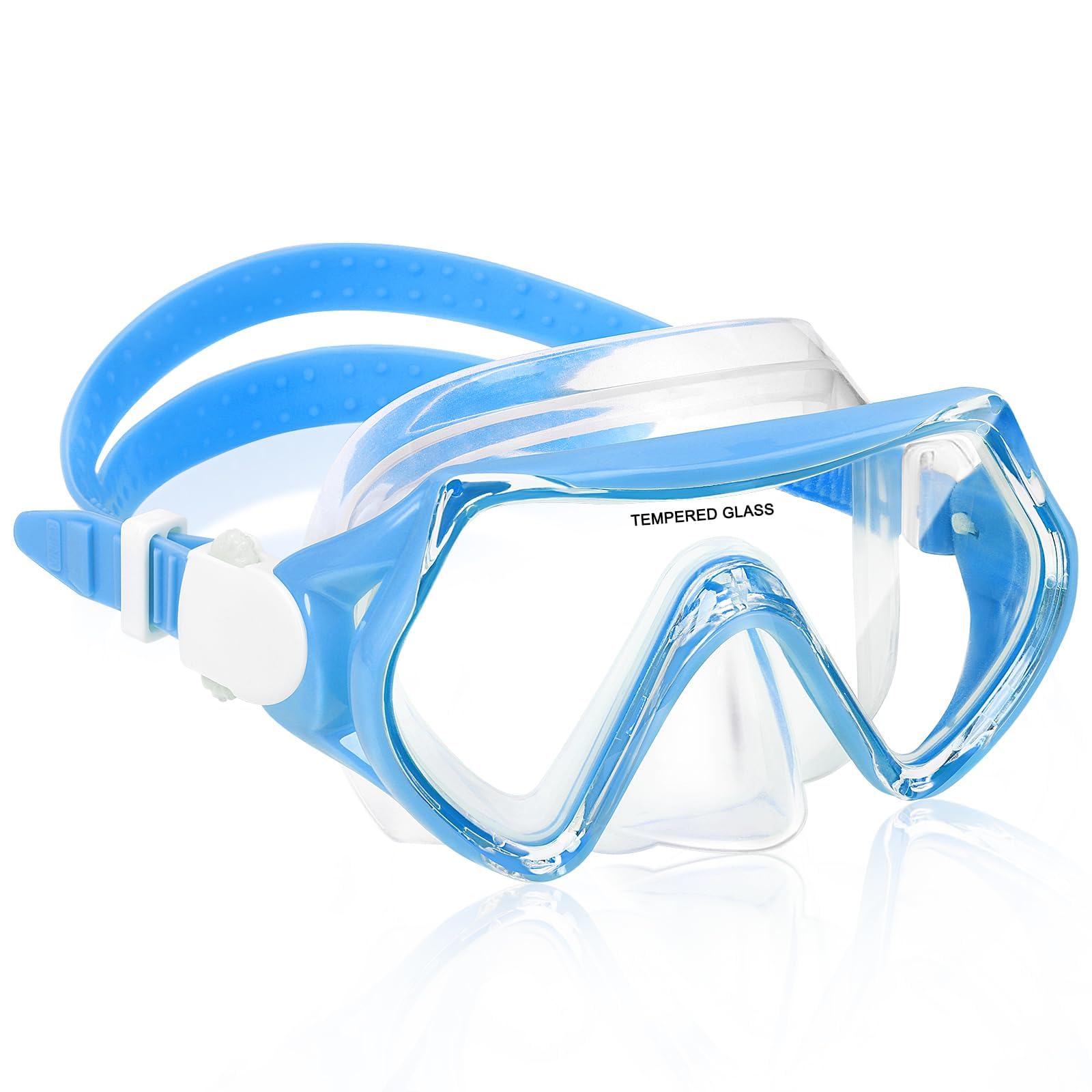 Schnorchelset Kinder, Taucherbrille Kinder mit Schnorchel Anti Leck Anti Fog HD Tauchmasken Dry Schnorchel für 4-13 Jahren Jungen Mädchen