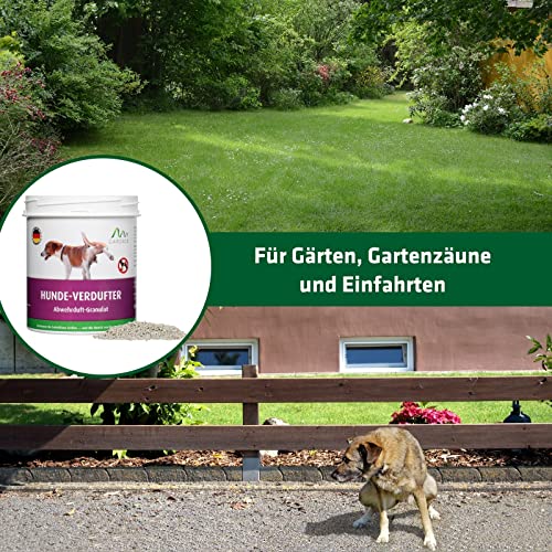 Gardigo Hundeschreck Granulat - Hunde-Verdufter - 3er Set | 900g | Mit Geraniol I Made in Germany I Hundeabwehr für Haus, Garten, Garage und Grundstück | Hundevertreiber für draußen