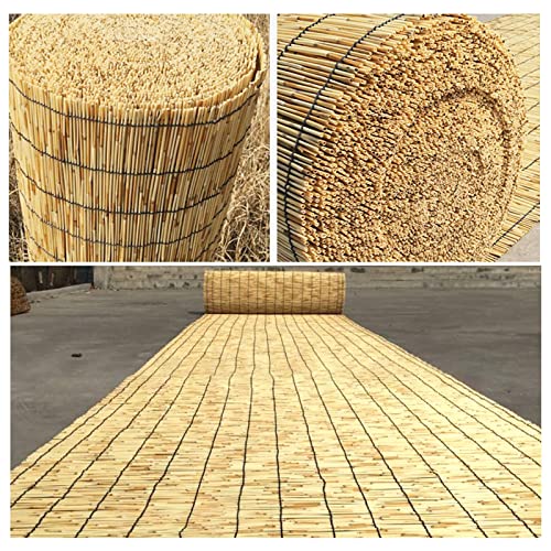 Customize Retro Reed Curtains Natural Outdoor Blinds For Porch Handwoven Bamboo Shades For Patio Privacy Protection Sun Protection Window Dressing For Windows/Porch/Indoor/Outdoor Cordless/With Lift ( #TOP5