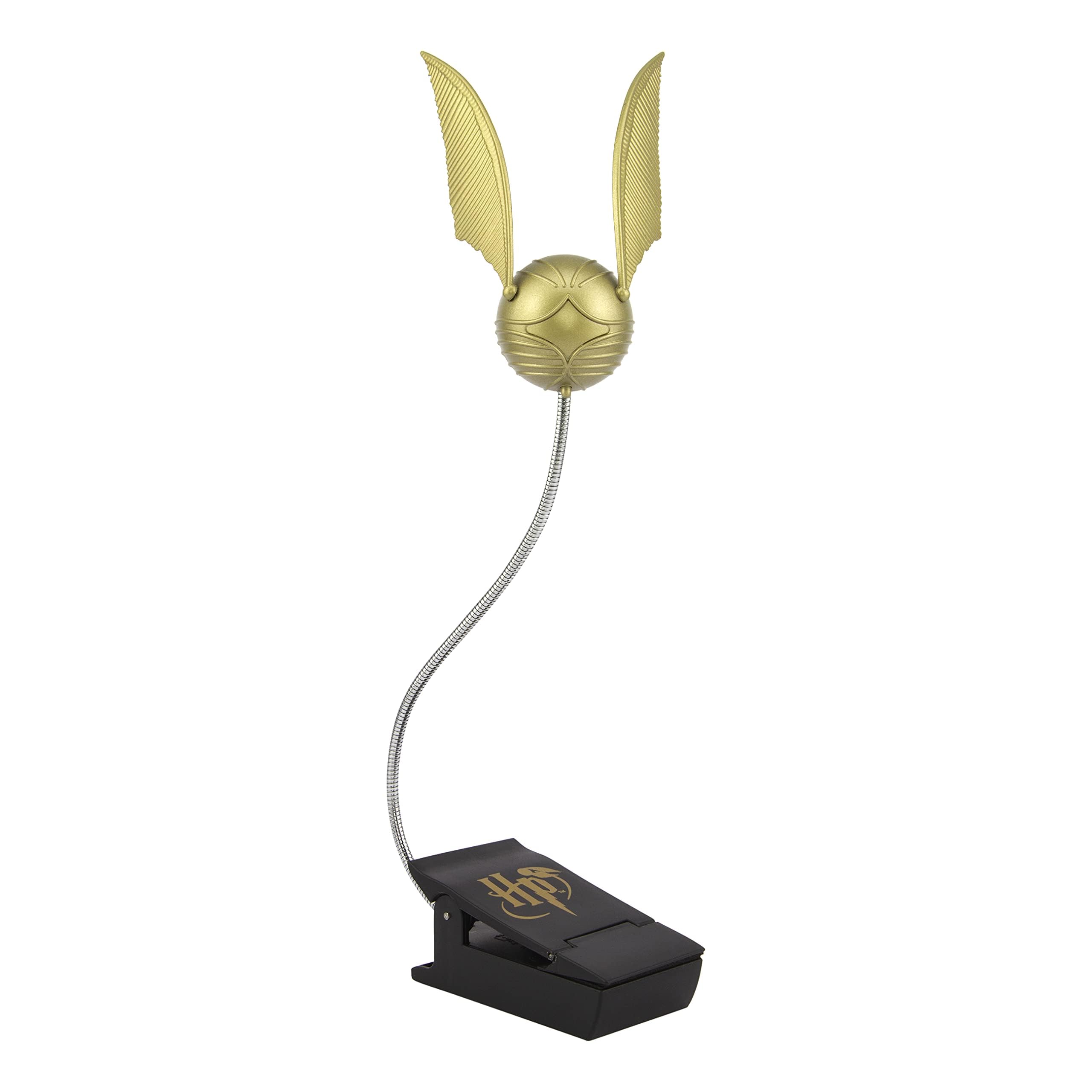 Paladone Golden Snitch Harry Potter Themed Reading Light with Lumi Clip | Battery Powered