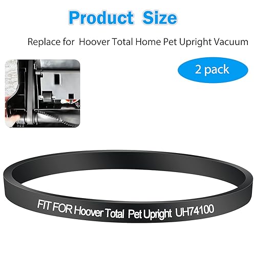 Miniatura 2 de Reemplazo de la correa de vacío para aspiradora vertical Hoover Total Home Pet sin bolsa, se adapta al modelo UH74100, UH72630, UH71250 UH71230,