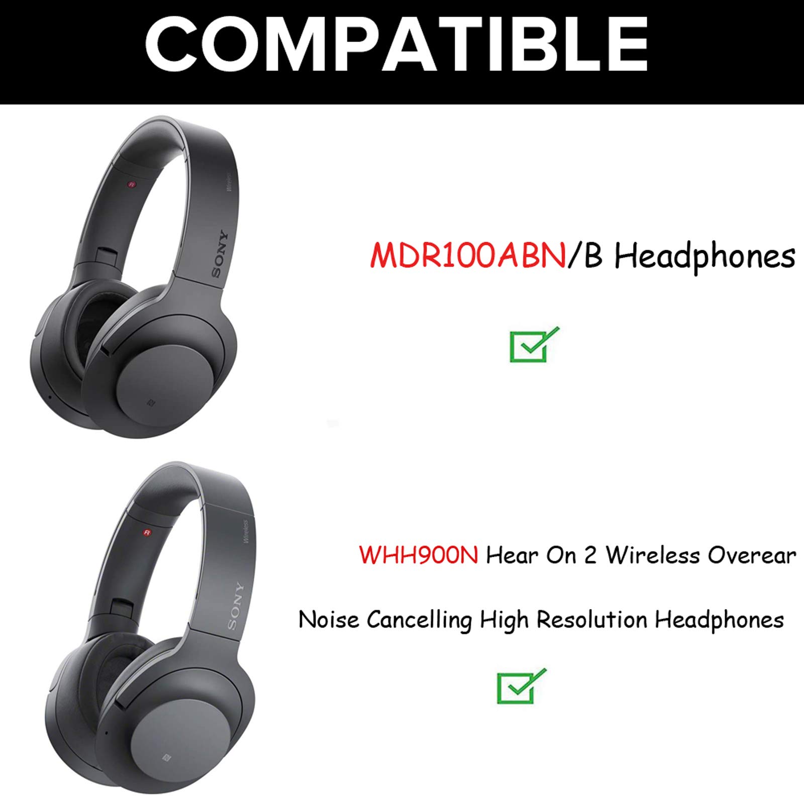 Amazon.co.jp: MDR-100ABN イヤーパッド 交換用 イヤーパッド