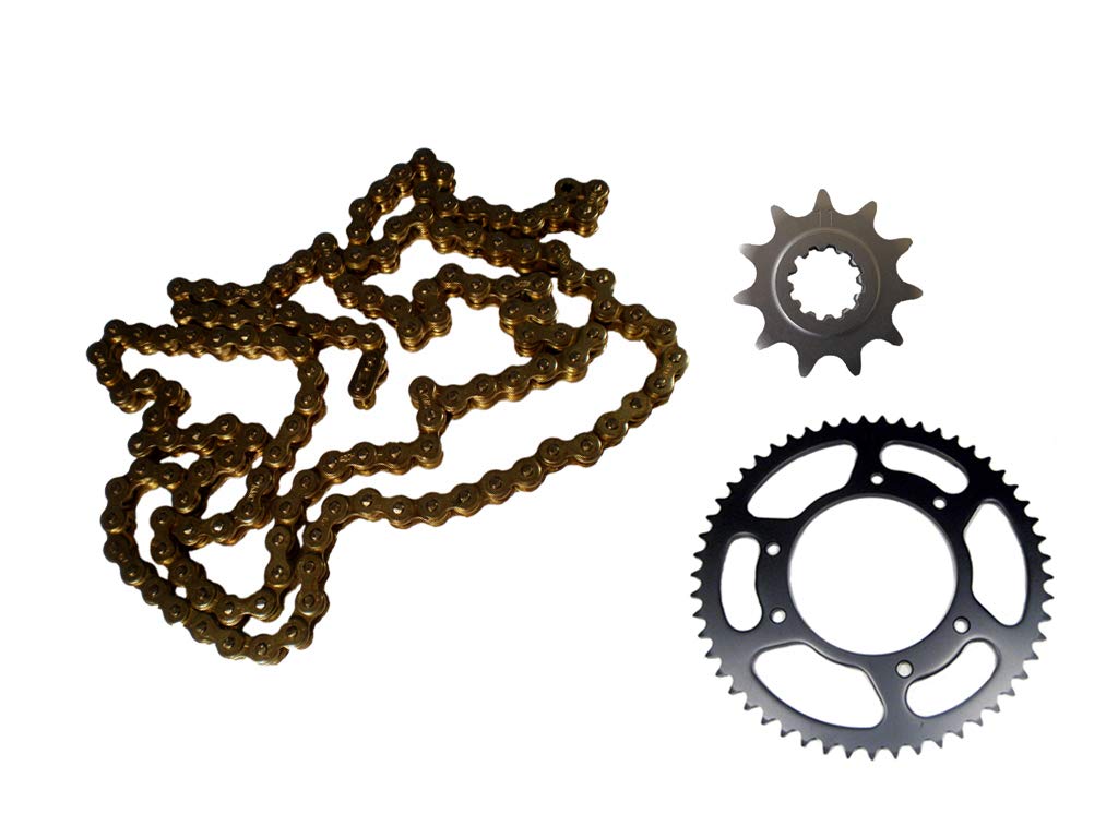 Antriebssatz 11/52, GOLD-EDITION, für K-Sport Fivty 50 R, Malaguti XSM, XTM, Motorhispania Furia, RYZ, Peugeot XPS, Rieju MRT, MRX, RRX, SMX, Tango